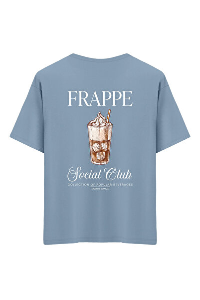 Mounte Bianca Unisex frappe - Oversize kroj T-shirt