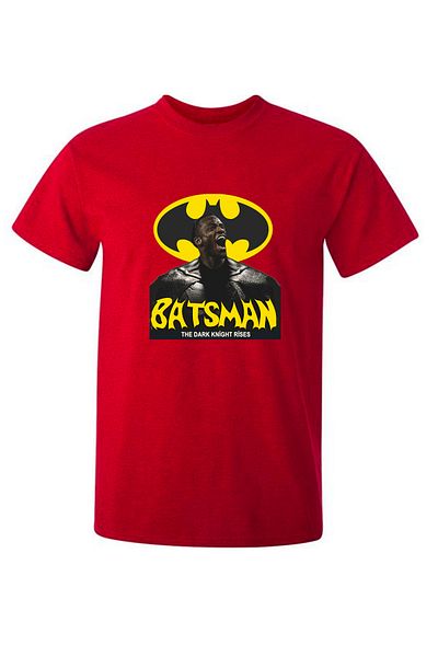 Efendioğlu Design Ανδρικό βαμβακερό μπλουζάκι - BATSMAN PRINTED