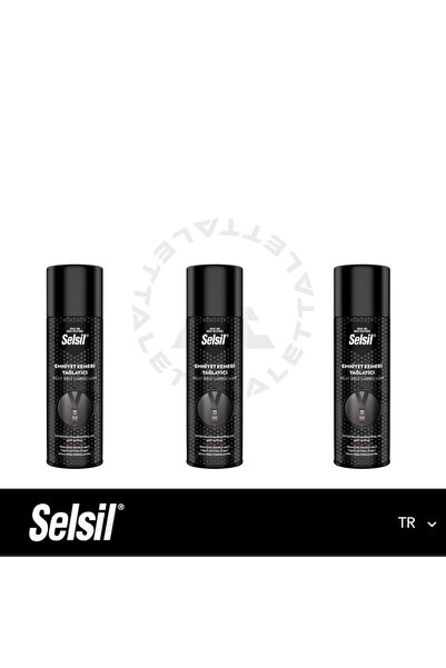 Selsil Emniyet Kemeri Yağlayıcı 200 ML (3 ADET)
