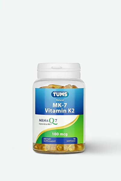 Tums Vitamin K2 90 Yumuşak Jel Kapsül - 45 Günlük KullanIM