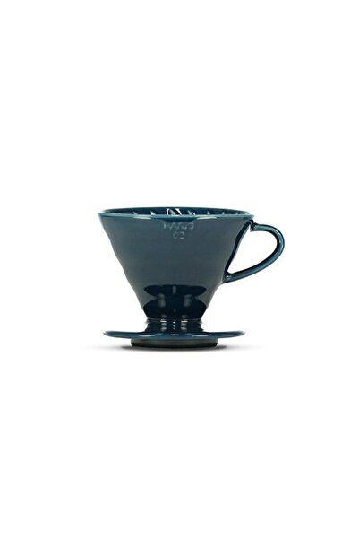 Hario V60 02 Dripper Seramik Indigo Mavisi