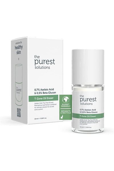 Toptan Bulurum The Purest Solutions T-zone Oil Eraser 0.7% Azelaic Acid & 0.5% Beta Glucan