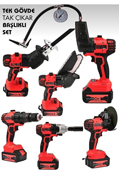 SCHUTZENGER Muhteşem 6'lı Set 598VF Taşlama Somun Sıkma Tilki Kuyruğu Dal Bud...