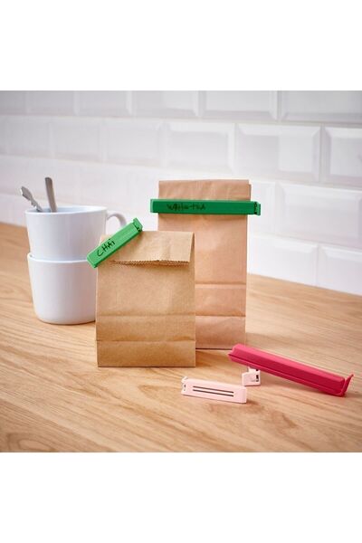 IKEA Bevara Assorted Colors Package Latch 26 Pieces Clips 2045 Equipment