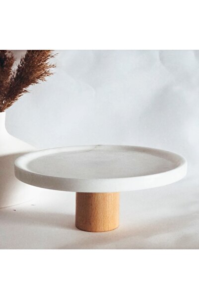 Madas Desıgn Mermer Sunumluk, Ayaklı Sunumluk, Sunum Tabağı, Pasta Sunumu, Ku...