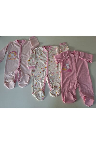 biyan collection 3-Piece Baby Rompers Set Newborn Baby Gift Bodysuit Set