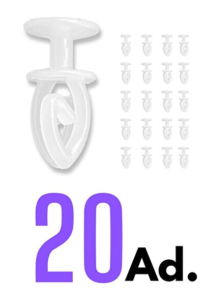 Bilarch Geçmeli Perde Düğmesi Kaliteli 20 Adet