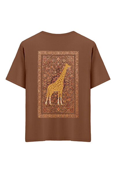 Mounte Bianca Unisex žirafa - Oversize kroj T-shirt