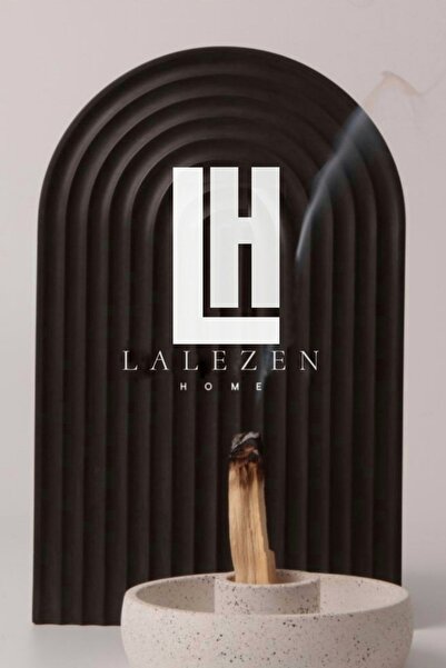 LALEZEN HOME Siyah Sunum Tepsi Kemerli Dekoratif