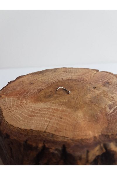 Karınca Piercing Karinca Tatoo - 100% Surgical Steel, Rhinestone Nose Nostril Piercing