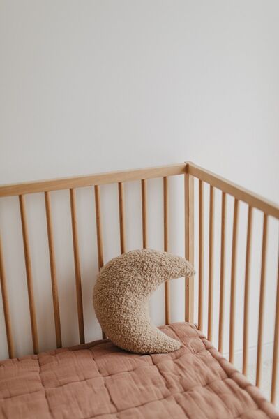 bohemoon Teddy Moon Pillow Beige Large