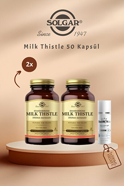 Solgar Milk Thistle 50 Kapsül 2 Adet
