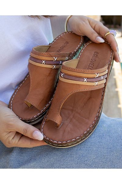 CONSUELO Orthopedic Leather Slippers 11323