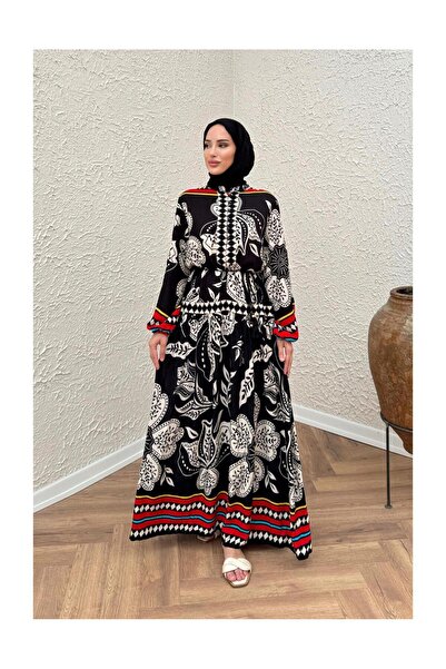 FUSHYA فستان فيسكوز