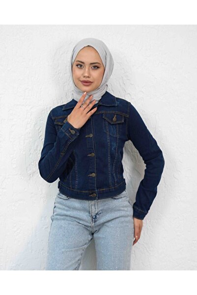 sorisso سترة قصيرة من الدنيم