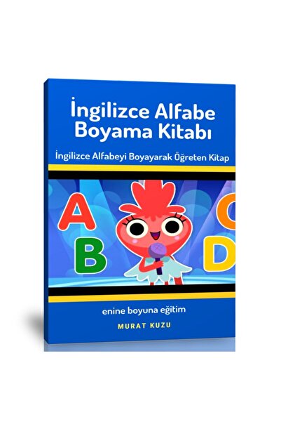 Enine Boyuna Eğitim English Alphabet Coloring Book