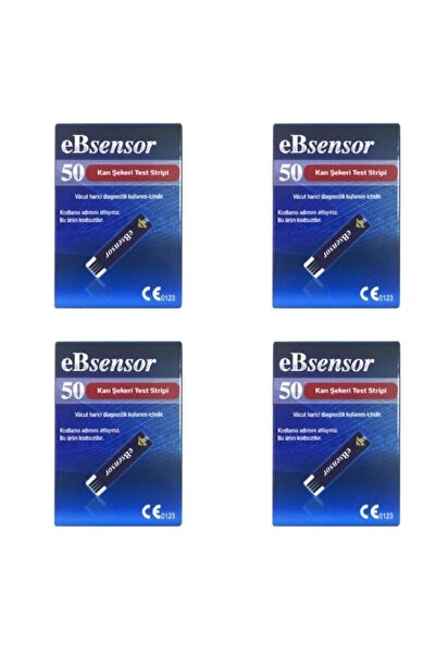 Ebsensor Şeker Ölçüm Strip 50'li 4 Adet