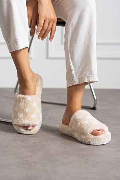 Moda Frato Modafrato PUANLI OPEN - Γυναικείες χειμερινές παντόφλες Παντόφλες εσωτερικού χώρου Silent Sole