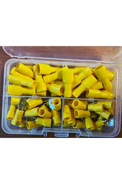 maasco 65 parça tam izoleli dışı pabuç + erkek kablo ucu terminal (4-6 mm2 ka...