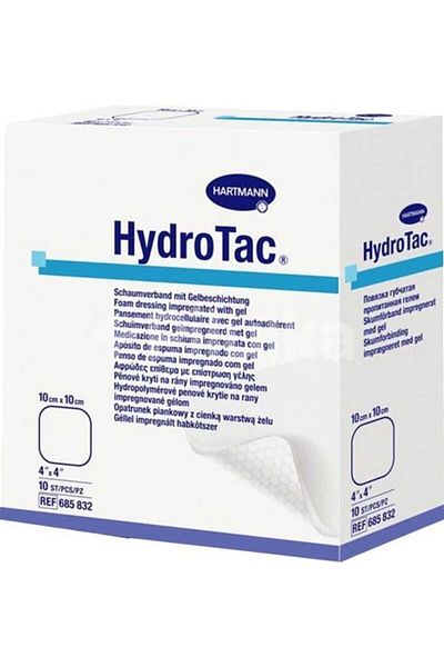 Hartmann Hydrotac - Hydrogel Coated Polyurethane Foam Cover 10 Cm X 10 Cm