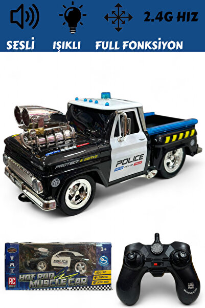 YILDIRIM OYUNCAK Uzaktan Kumandalı Şarjlı Sesli Işıklı Full Fonksiyon Drift A...