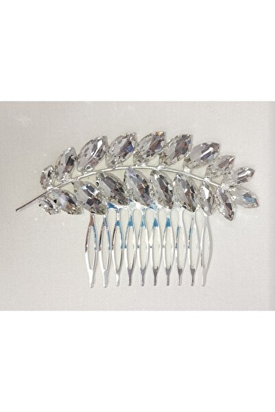 tokacı Agrafă de păr de mireasă cu piatră de cristal – Coroană