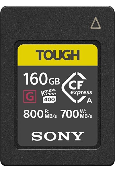 Sony Cea-g160t Compact Flash Express Bellek Kartı (160 Gb, Tip A, 800 Mb/s Okuma, 700 Mb/s Yazma)