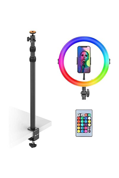 Vijim K10 RGB κυκλική λάμπα με επεκτεινόμενο βραχίονα και ασύρματο χειριστήριο