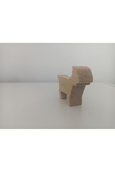 Gepetto Unpainted Wooden Raw Toy Animal - Goat