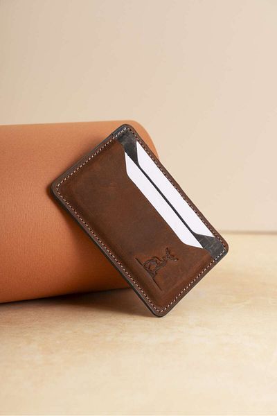 Conceria Pelle Conceripelle-Style Genuine Leather Card Holder