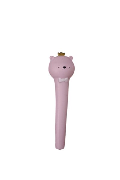 MİNGODAN Teddy Bear Squishy Pencil Set - Cute and Colorful, Ornamental and Laying Eggs