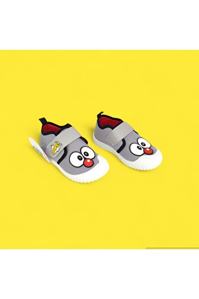 GEZER Çoçuk Unisex Keten Kaymaz Taban Cırtlı Ev, Okul, Kreş ,Anaokulu Günlük ...