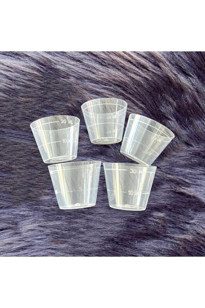 epoksi kalıp cank 2 ADET Epoksi Reçine Plastik Döküm Kabı 30 ml , Epoksi Karıştırma Kabı Küçük Boy 30ml