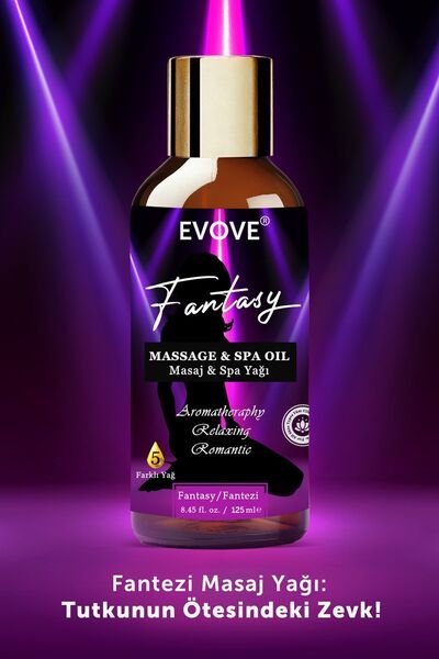 Genel Markalar Etkili Fantezi Masaj Yağı Aromaterapi Masaj Yağı Kayganlaştırıcı 125 ml