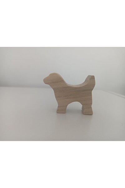 Gepetto Wooden (No Paint) Toy Animal - Dog