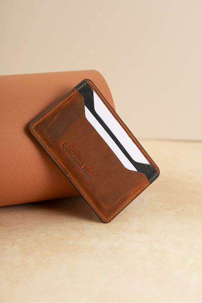Conceria Pelle Conceripelle-Style Genuine Leather Card Holder