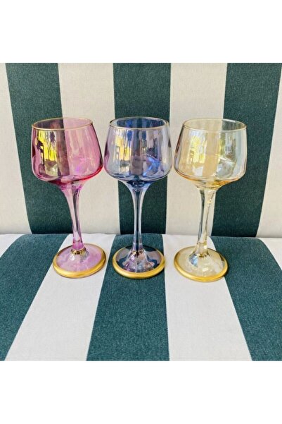 adana avm Renkli 6 Kişilik Kahve Yanı Su Bardağı