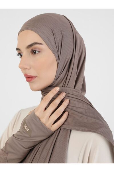 Ecardin Pro Scarfs Șal Sport Micro / Set Micro Mâneci Sport - ST097 Koyu Vizon