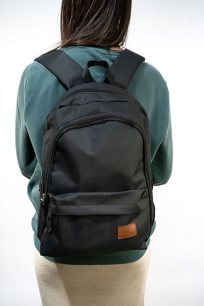 Rosmod Unisex Μαύρο σακίδιο πλάτης με πολλές οπές