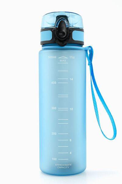 Lumie Su Matarası Tritan 500ml Bpa Koku Sızdırma Yok Suluk Matara Motivasyonel