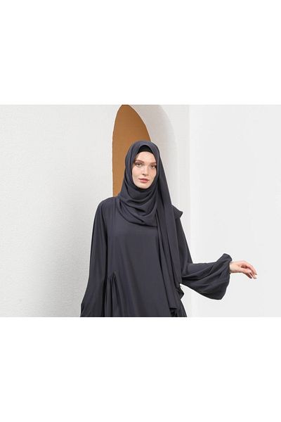 VALENS BOUTİQUE Απλό υφασμάτινο σάλι Hijab - Αιγυπτιακό μετάξι