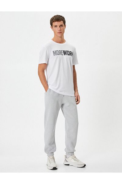 Koton Jogger Sweatpants with Lace Waist Pocket Detail and Ribbon