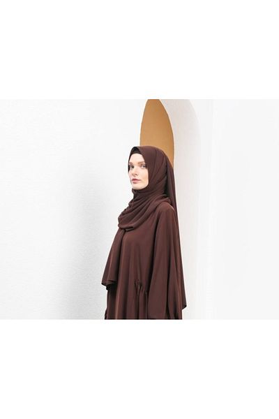 VALENS BOUTİQUE Απλό υφασμάτινο σάλι Hijab - Αιγυπτιακό μετάξι
