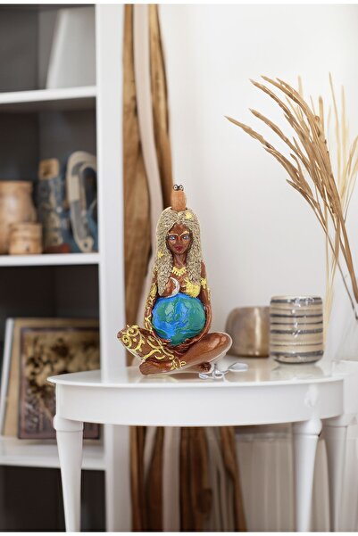 Cadıkazanı Hediyelik Afro Kadın Meditasyon Geri Akış Tütsülük - El Yapımı Tüt...