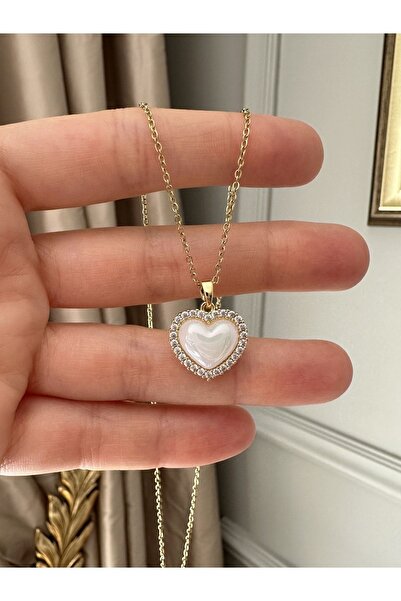 emy by emel luxury silver jewelry الصلب أم اللؤلؤ القلب قلادة