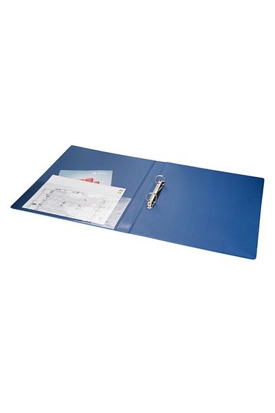 2K Dosar de prezentare pentru documente tip student și birou A4 PVC cu 2 inele cu buzunar interior 27x32 cm (200 coli)