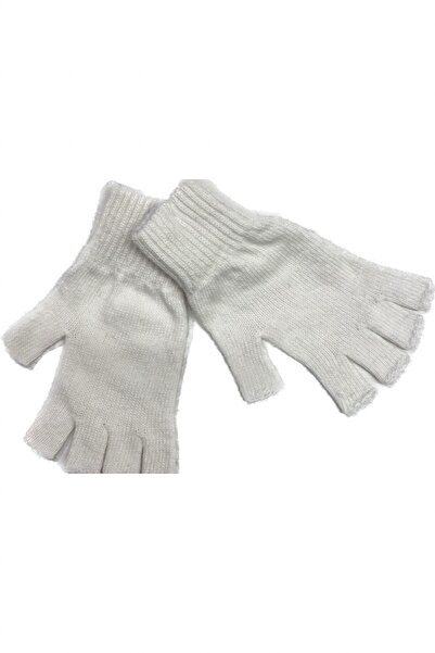 CANMODA Angora Cut Women's Gloves - Off White