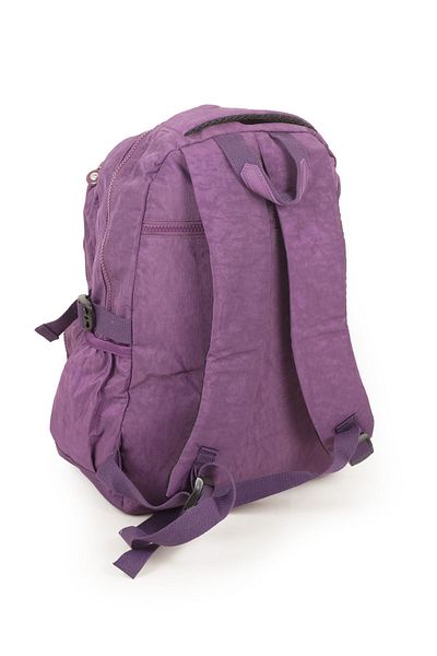 İMAKS 571 Crinkle/Clinker - Waterproof, Lightweight, Multi-Compartment, Medium Size School & Sports Backpack - Purple 3D