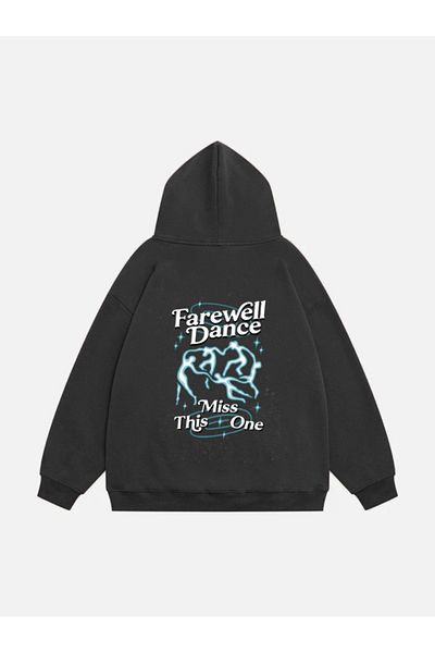 Mad&Calf Unisex Farewell Dance - Φούτερ με φλις φούτερ με κουκούλα με στάμπα