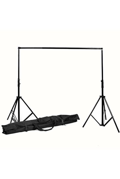 FototekFotograf 2x3m Backdrop Fon Standı Stüdyo Stand Kit Taşıma Çantalı Set ...